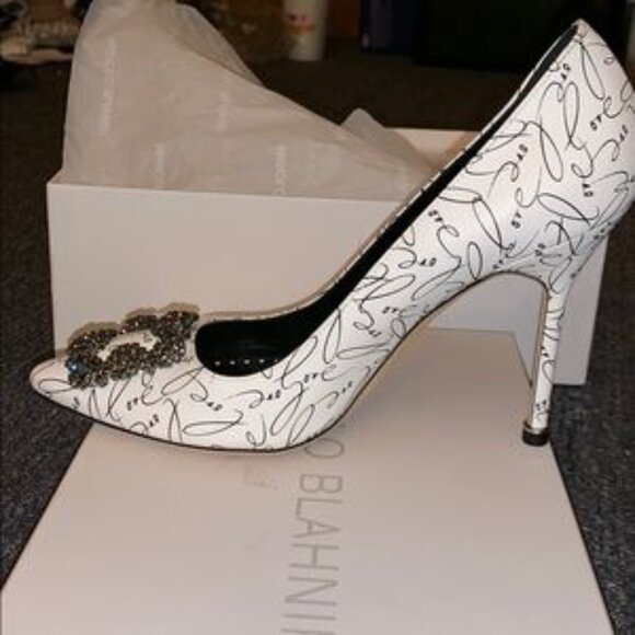Manolo blahnik Hangisi 105mm - Picture 2 of 8